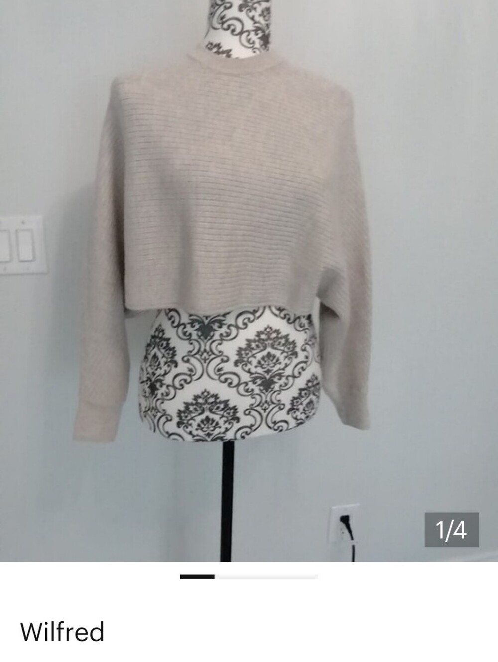 Wilfred Crop Sweater Aritzia